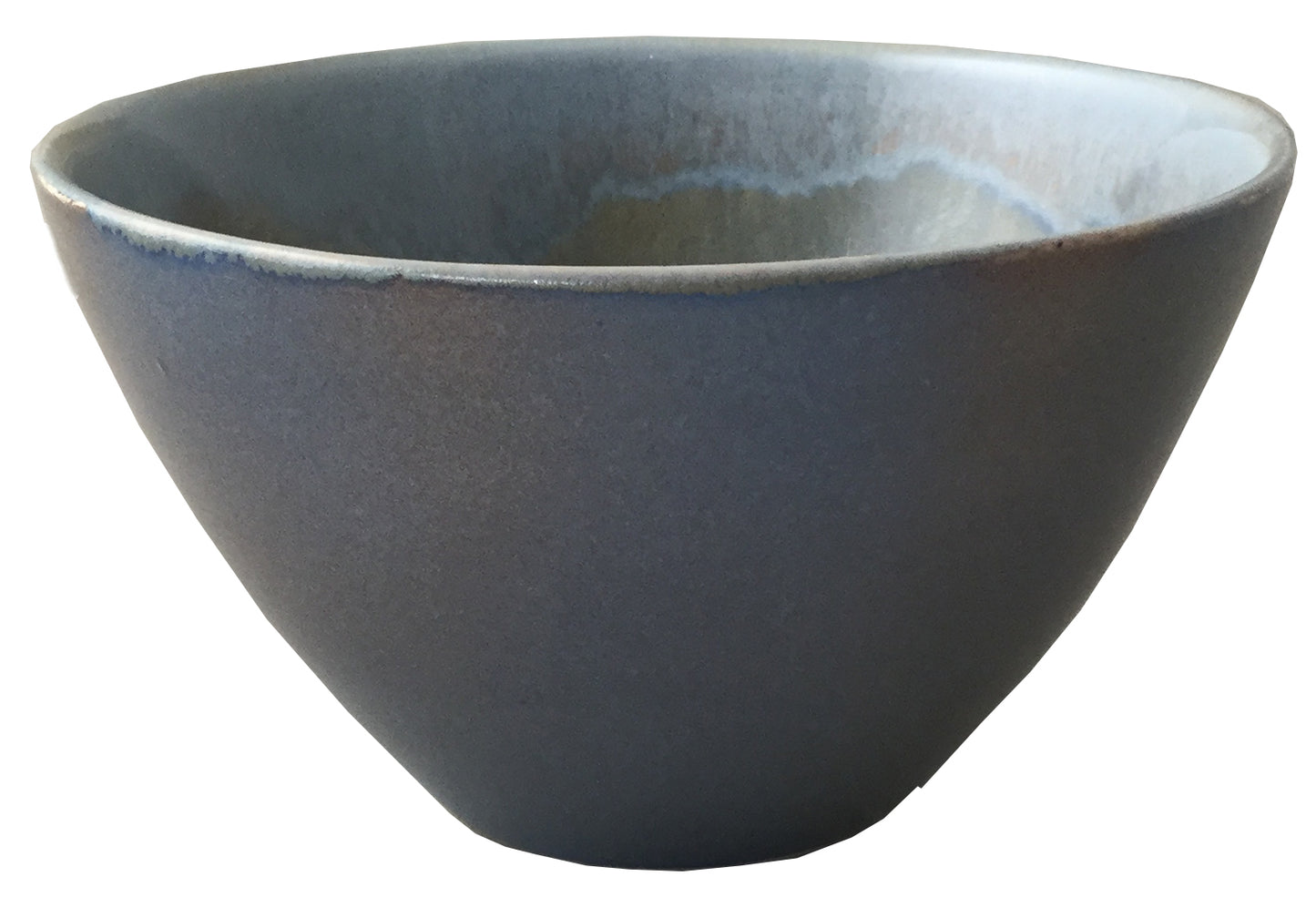 Stoneage Rust Blue Flared Bowl, 16 x 9 cm/ 6.5 x 3.75"