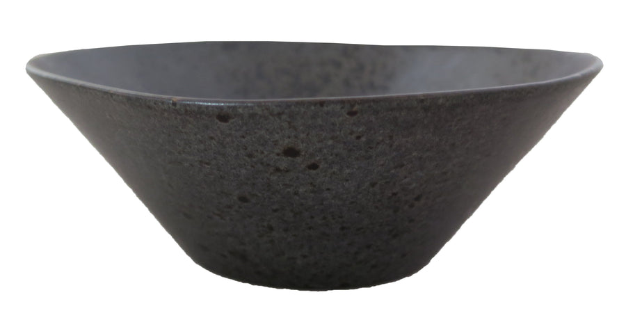 Stoneage Graphite Flared Bowl, 18 x 7 cm/ 7-1/4 x 3 in 12/case
