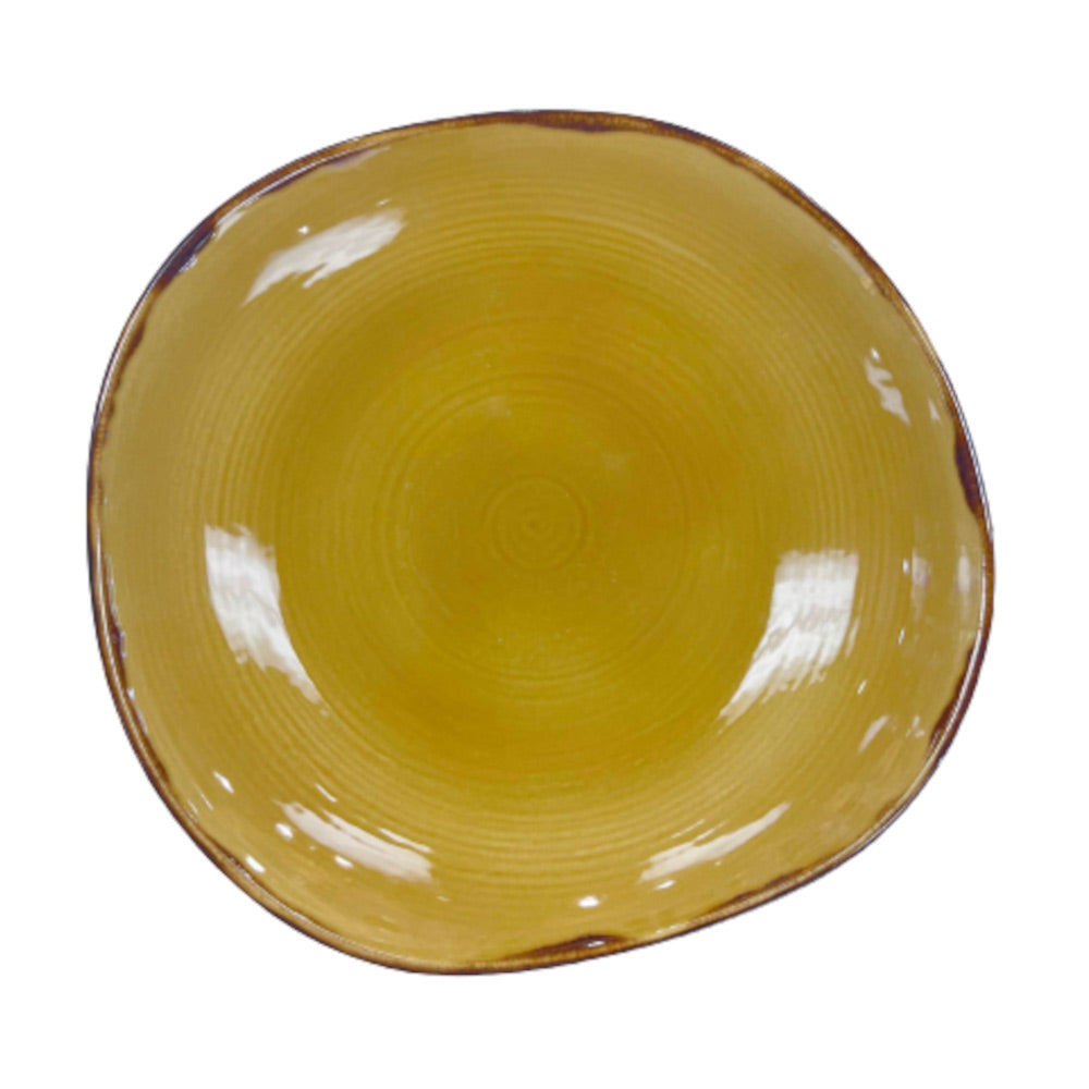 Autumn Honey Wonky Bowl, 29 cm/ 11.5"