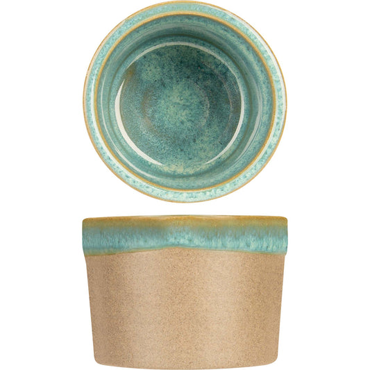 Basalt Ocean Green Apero Bowl, 5.8 cm (2 1/4") dia., round, stacking, stoneware