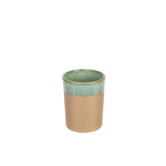 Basalt Ocean Green Mug Without Handle, 6.5 cm (2 1/2") dia. 0.05 L / 1.76 imp oz, round, stacking, stoneware