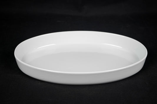 SMOOTH OVAL BASKET 38x25cm