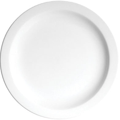 Plain White Narrow Rim White Plate, 16.5 cm/ 6.5"