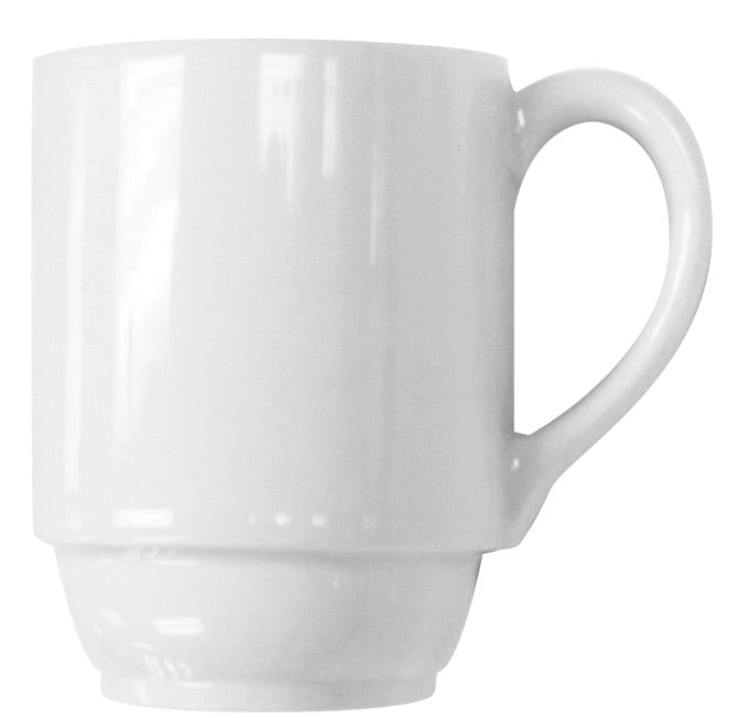 Plain White Stacking Mug, 0.29 L/ 10 oz (Pair W/ 51CCPWD007)