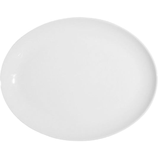 Plain White Oval Coupe Platter, 20.3 cm/ 8"