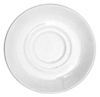Plain White Espresso Saucer, 11.4 cm/ 4.5" (Pair W/ 51CCPWD036)
