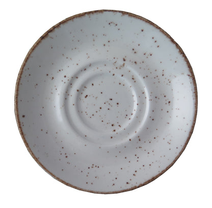 Rustics Large Double Well Saucer, 16.5 cm/ 6.5" (Pair W/ 51RUS030-04, 51RUS040-04)