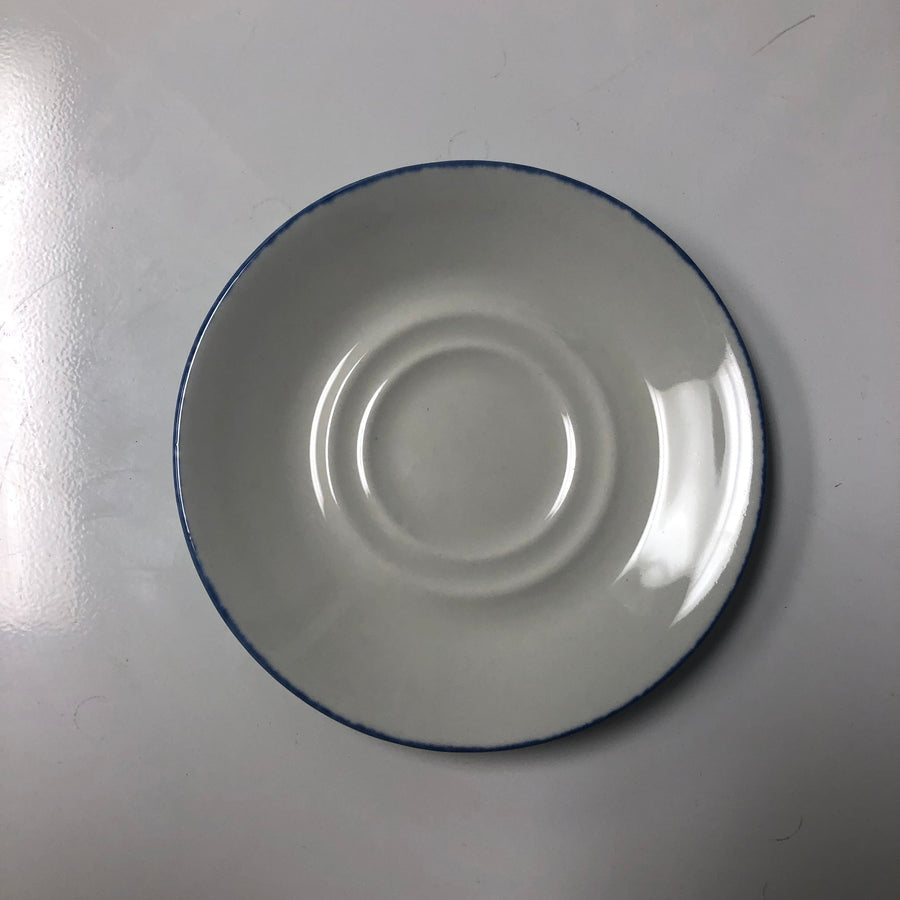 Dapple Blue Double-Well Saucer 16 cm (6.5") Case Pack 24