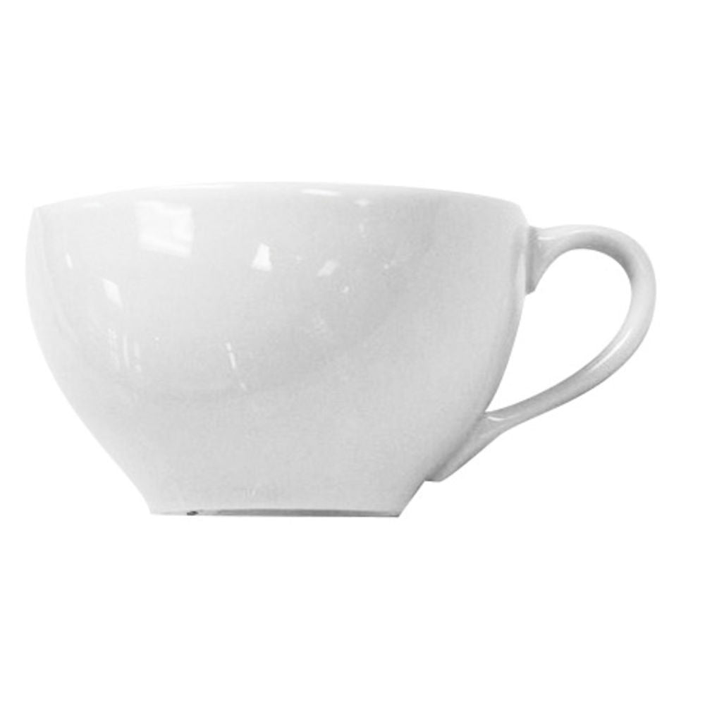 Plain White Cappuccino Cup, 0.23 L/ 8 oz (Pair W/ 51CCPWD007)