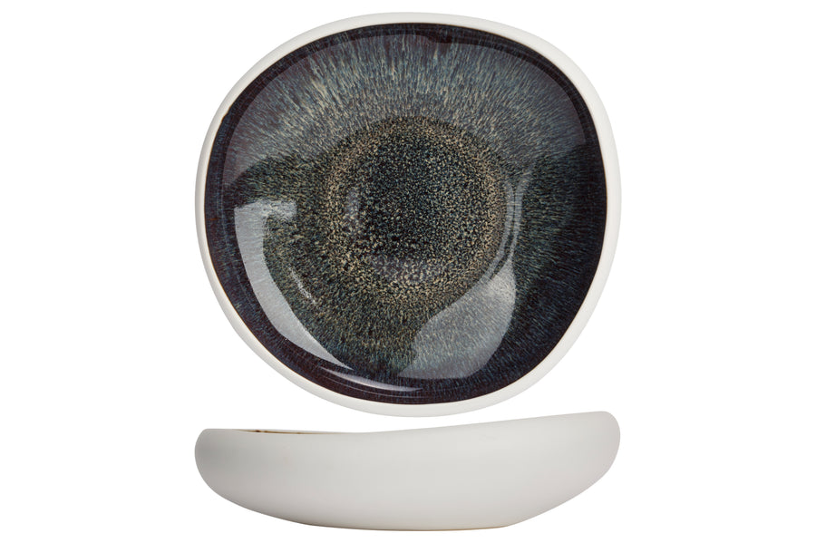 Mauna Bowl, 21 cm (8.3") x 20 cm (7.9") dia., 5.5 cm (2.2") height, 0.75L/ 26.4 oz, organic, stacking, stoneware