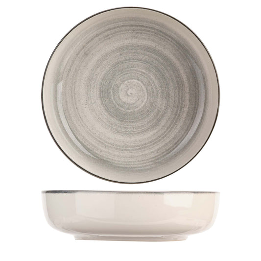 Baltic Grey Bowl, 18.5 (7.2") dia., 5 cm (1.9") height, round, stacking, stoneware