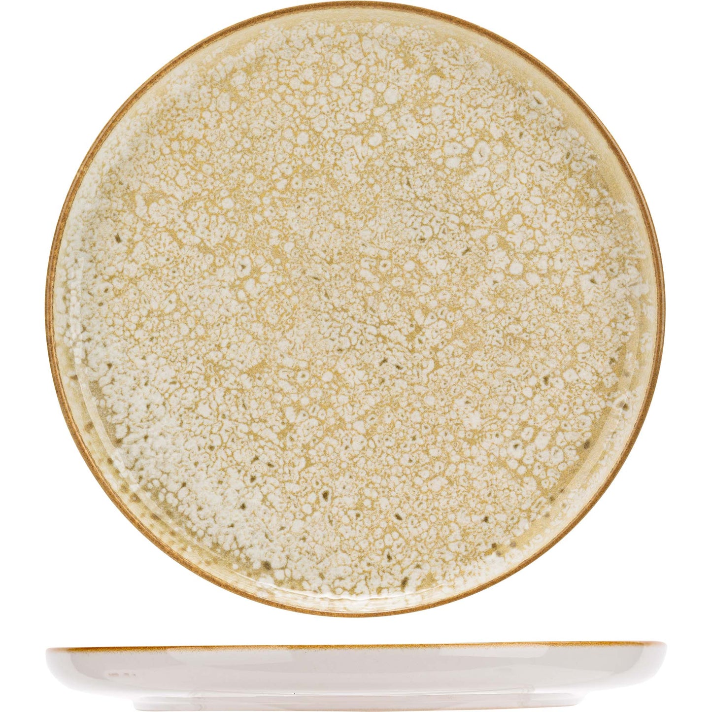 Baltic Luna Plate, 20 cm (7.8") dia., round, stacking, stoneware