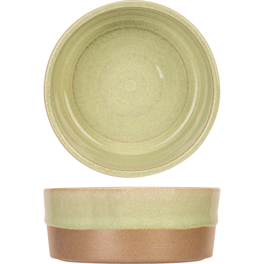 Basalt Fresh Mint Plate, 11.5 cm (4.5") dia., round, stacking, stoneware