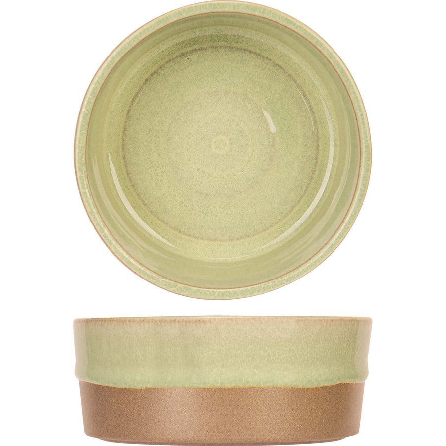 Basalt Fresh Mint Plate, 11.5 cm (4.5") dia., round, stacking, stoneware