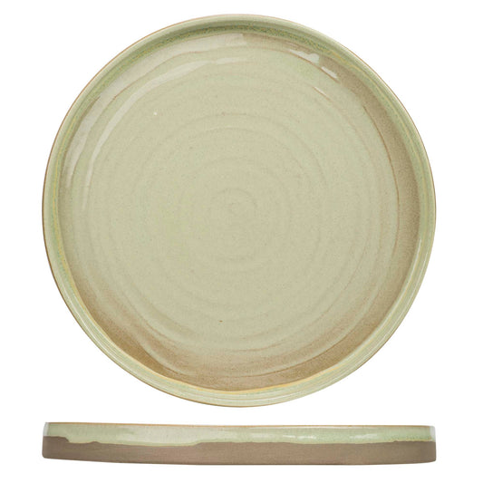 Basalt Fresh Mint Plate, 26 cm (10.2") dia., round, stacking, stoneware