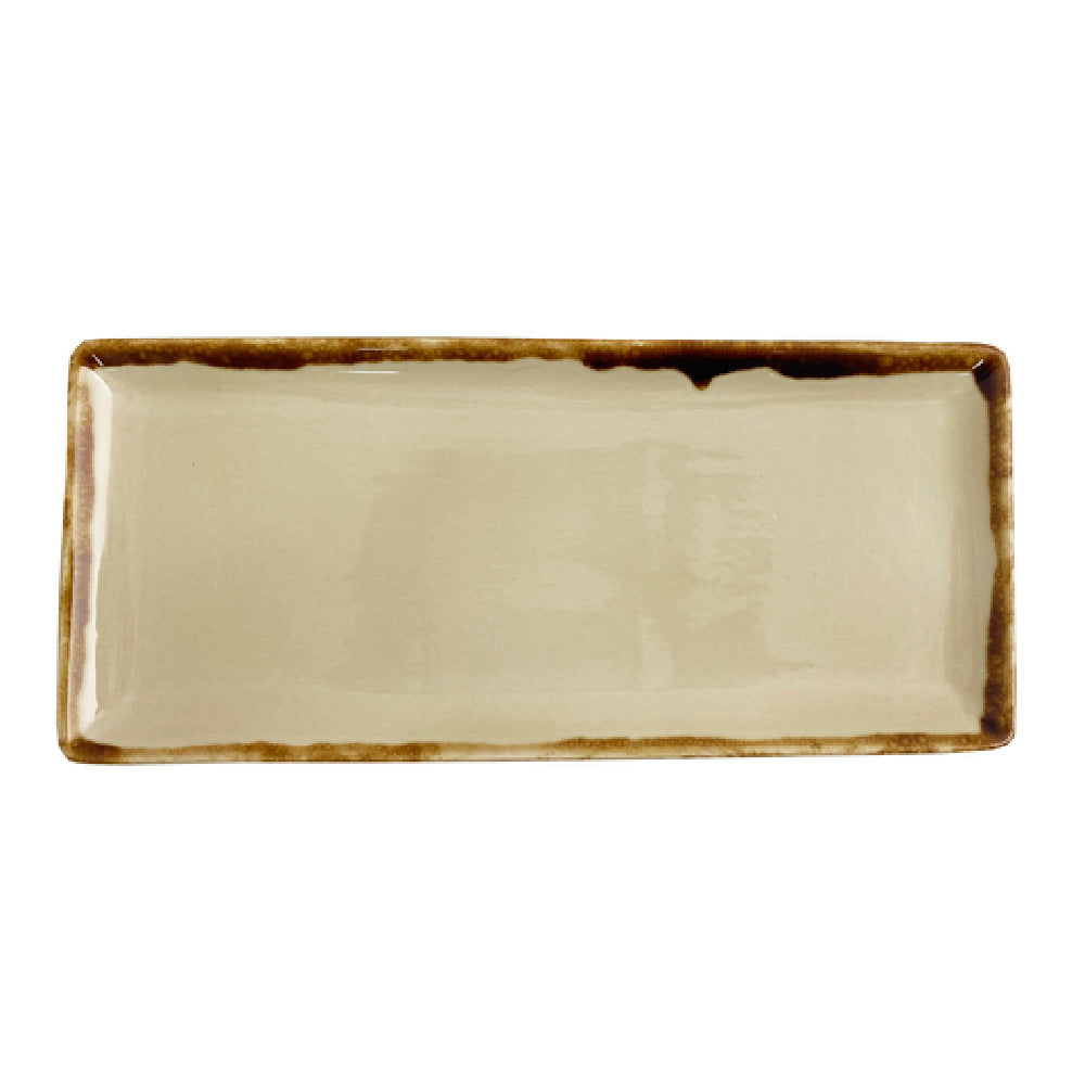 Autumn Almond Rectangle Platter, 36.5 x 16 cm/ 14.4 x 6.3"