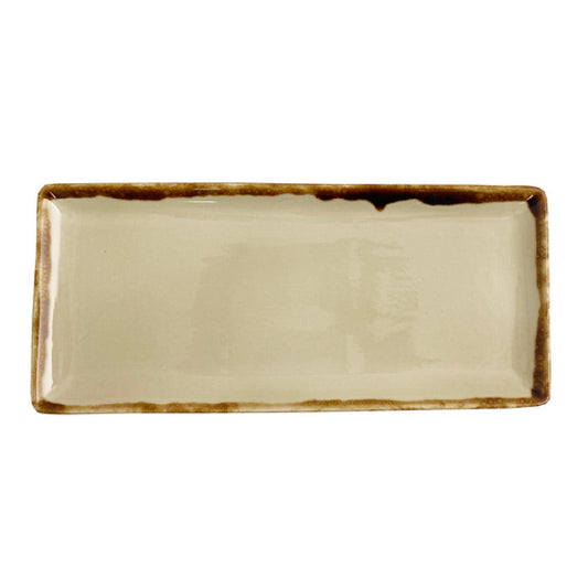 Autumn Almond Rectangle Platter, 36.5 x 16 cm/ 14.4 x 6.3"