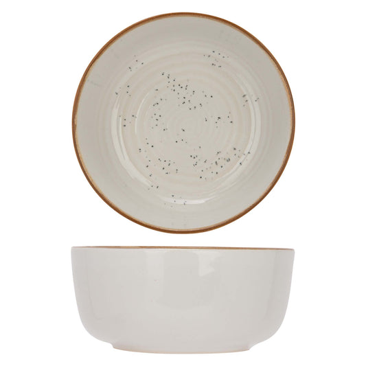 Baltic Vanilla Bowl, 14.5 (5.7") dia., 6.7 cm (2.6") height, round, stacking, stoneware