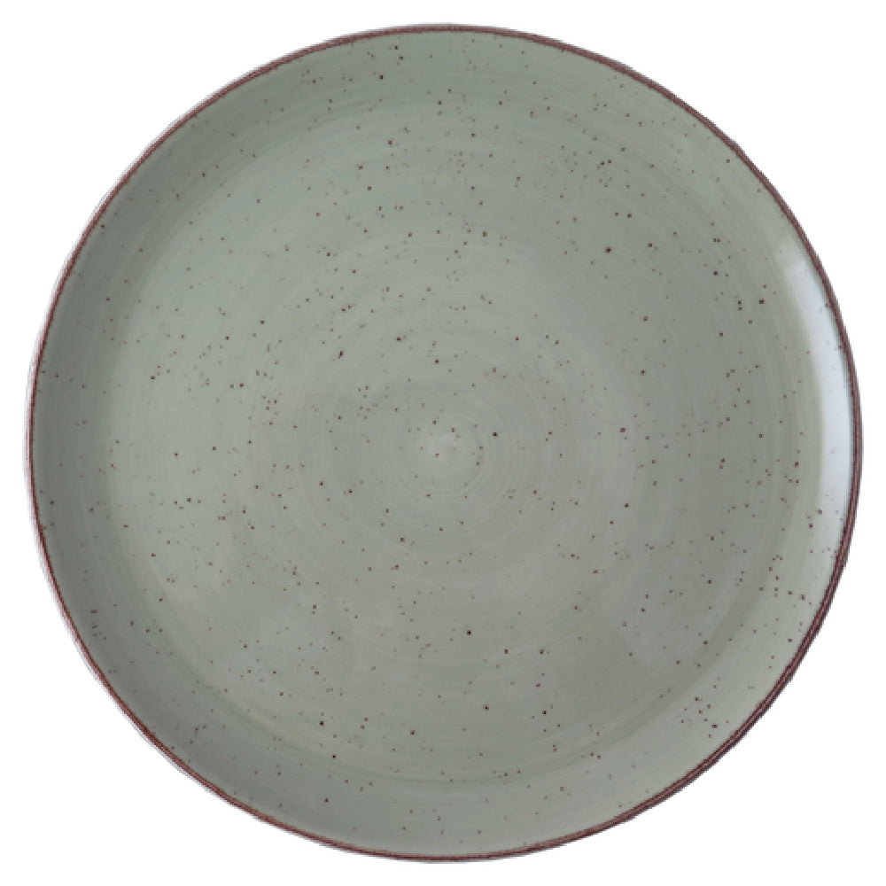 Rustics Light Green Coupe Plate, 19 cm/ 7.5"