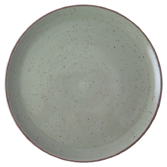 Rustics Light Green Coupe Plate, 19 cm/ 7.5"