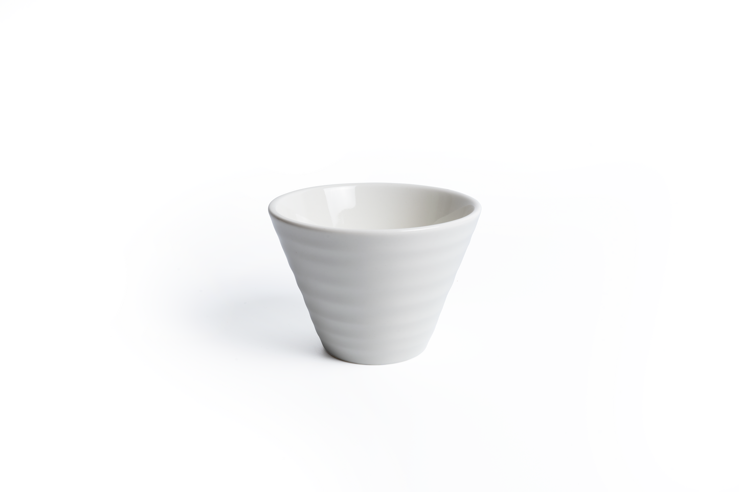 IVORY STACKABLE CONICAL BOWL