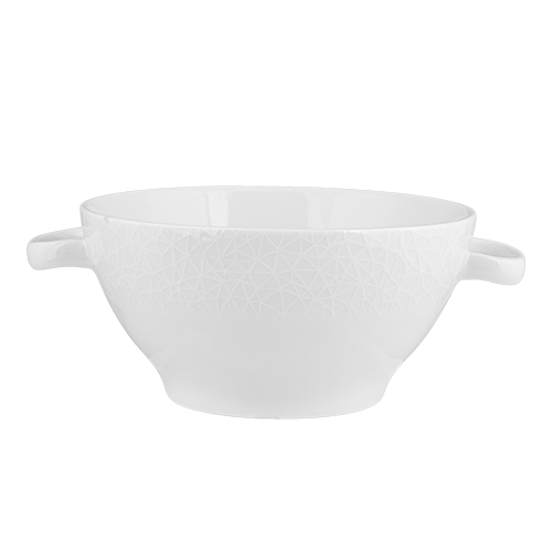 SOUP CUP W/T HANDLES 30 CL CRACKLE ARN A 8pk