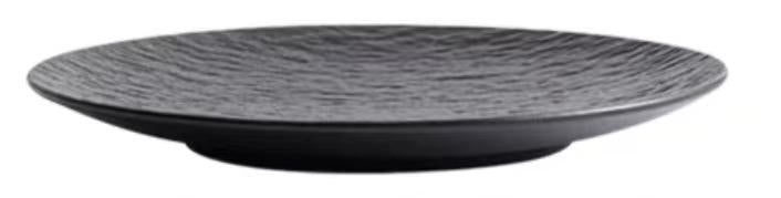 Signature Volcano Coupe Plate, 25.1 (9.9") dia., 2.6 cm (1") height, round, porcelain