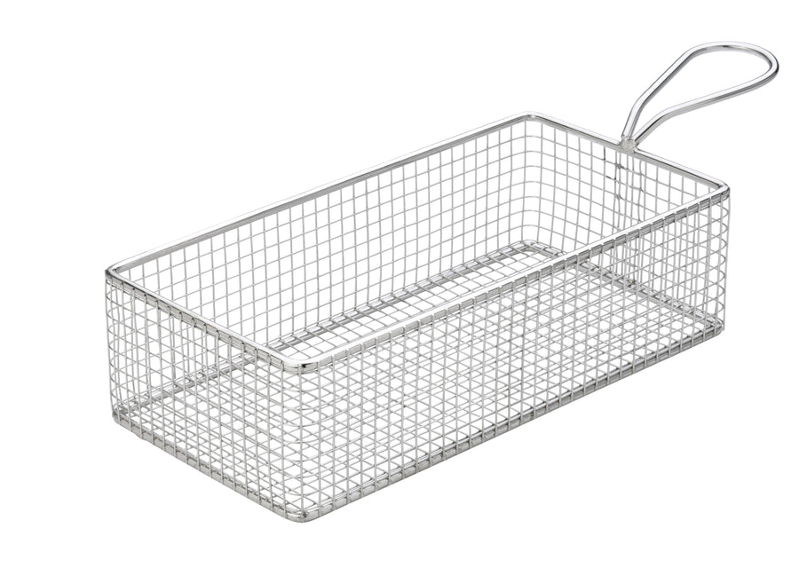 S/Steel Rectangle Service Basket, 26 x 12.7 cm/ 10.25 x 5"