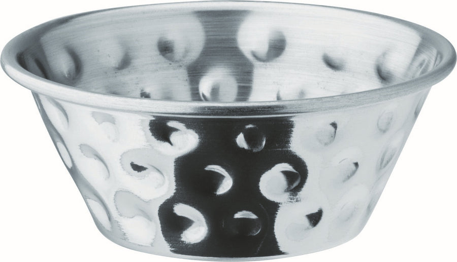 S/Steel Hammered Ramekin, 2.5 oz