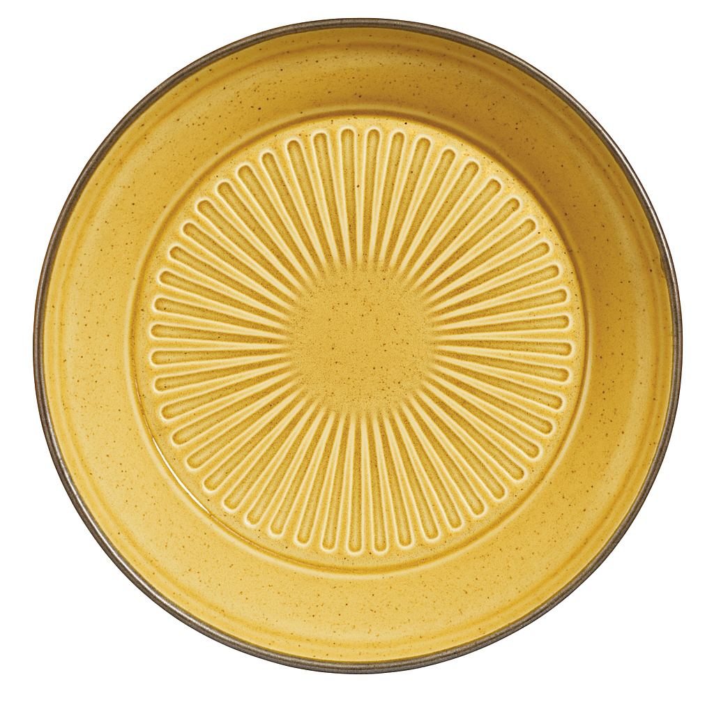 MERCURE Mustard SUN DEEP PLATE 19 CM 12/case