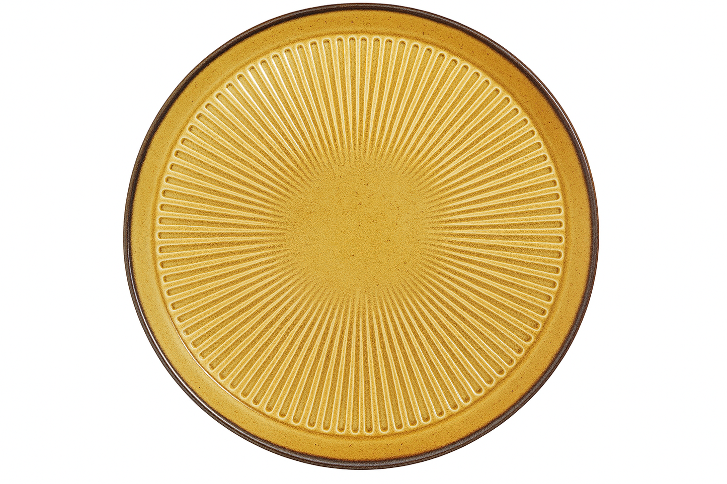 MERCURE Mustard SUN FLAT PLATE 21 CM 12/case