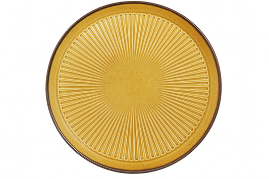 MERCURE Mustard SUN FLAT PLATE 21 CM 12/case