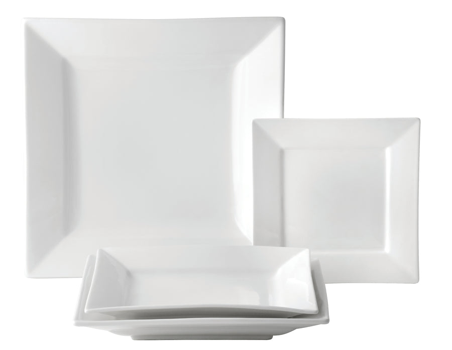 **Discontinued** Anton Black Deep Square Plate, 22.8 cm/ 9"
