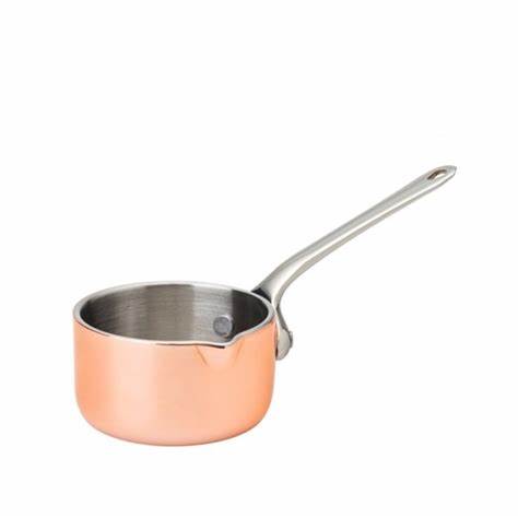 Copper Saucepan W/ Lip, 5.7 cm - 2.25"/ 0.05 L - 2oz