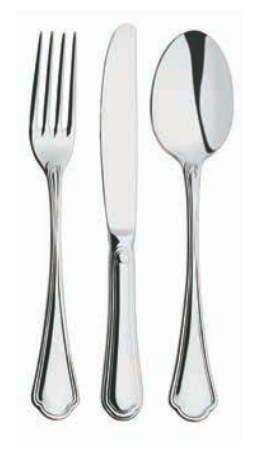 Rada Dinner Fork, 18/10 S/Steel, 3.0 mm Thickness, 20.6 cm/ 8.1"
