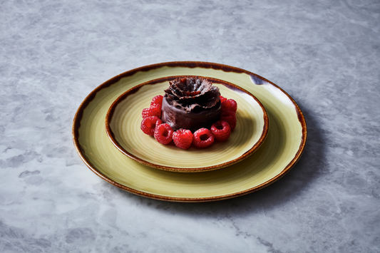 Autumn Olive Coupe Plate, 27.3 cm/ 10.75"