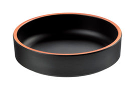 Melamine Black/Terracotta Round Cup, 15.3 x 4.3 cm/ 6 x 1.75"