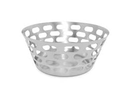 S/Steel Bread Basket, 20 x 9 cm/ 8 x 3.5"