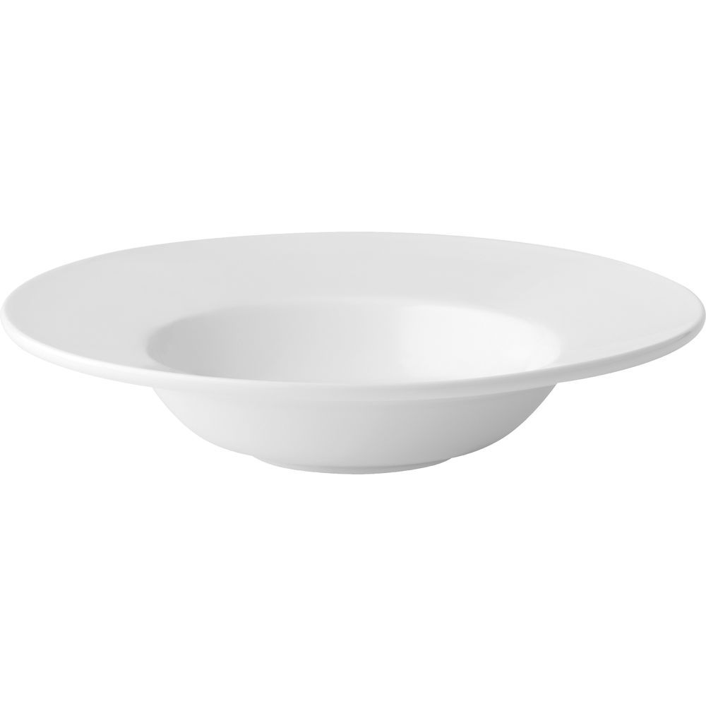 Anton Black Rimmed Soup Bowl, 24.1 cm x 9.5"