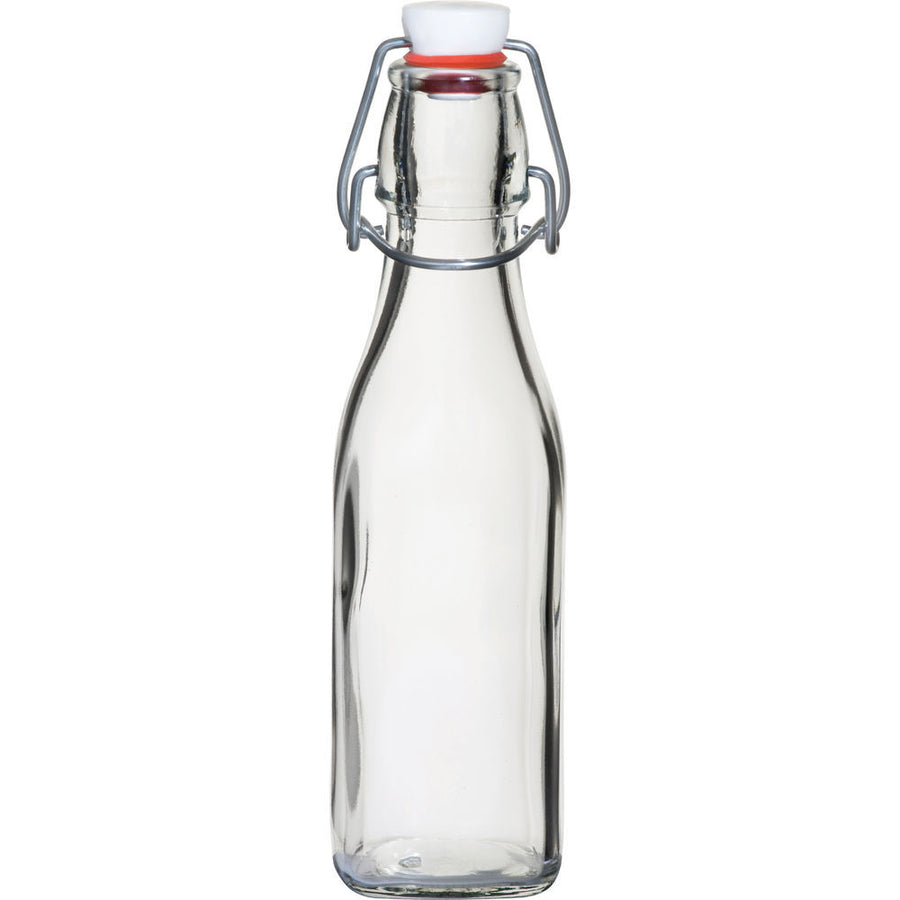 Swing Bottle W/ White Top, 0.25 L/ 8.5 oz