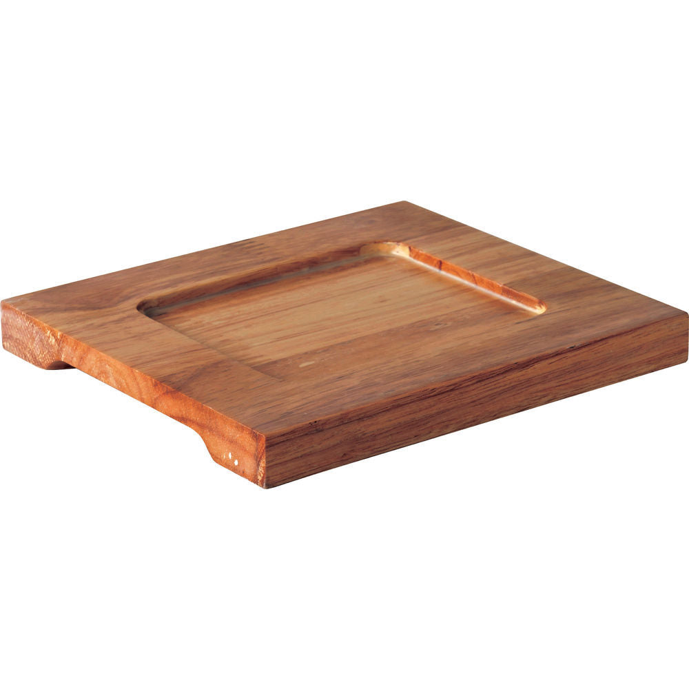 Rectangle Wood Stand, 18 x 16 cm/ 7 x 6.5" (Pair W/ MH6102)