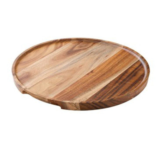 Acacia Round Wood Platter, 30.4 cm/ 12"