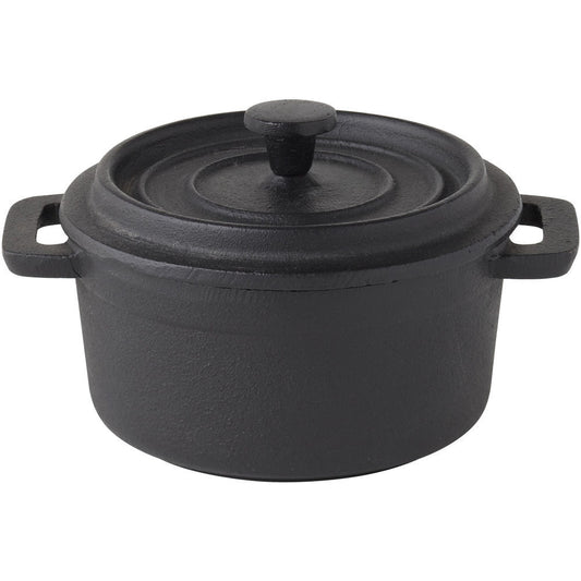 Cast Iron Round Casserole, 10.1 cm/ 4" (Pair W/ JMP804)