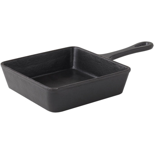 Cast Iron Square Skillet, 12.7 x 10.1 cm/ 5 x 4" (Pair W/ JMP800)