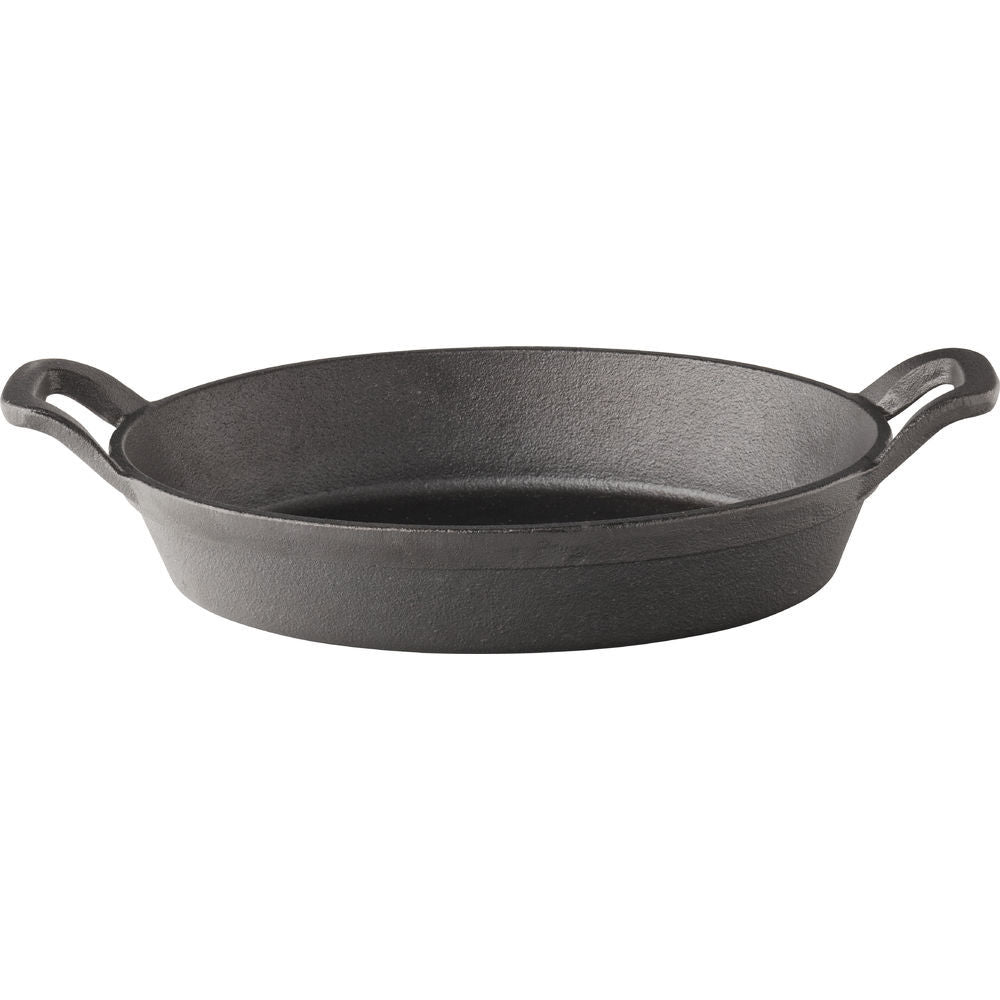 Cast Iron Oval Eared Dish, 24.1 cm - 9.5"/ 1.12 L - 38oz (Pair W/ JMP950)