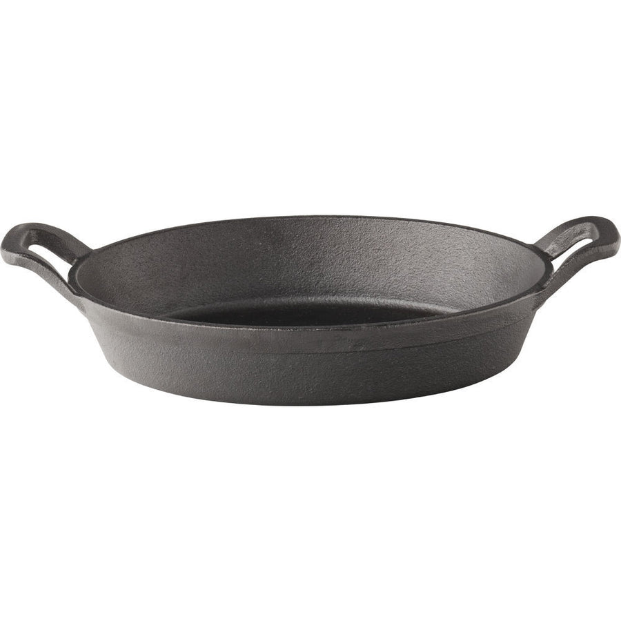 Cast Iron Oval Eared Dish, 24.1 cm - 9.5"/ 1.12 L - 38oz (Pair W/ JMP950)