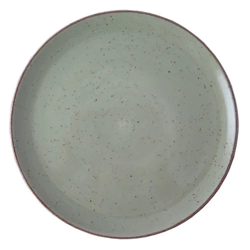 Rustics Light Green Coupe Plate, 22.8 cm/ 9"