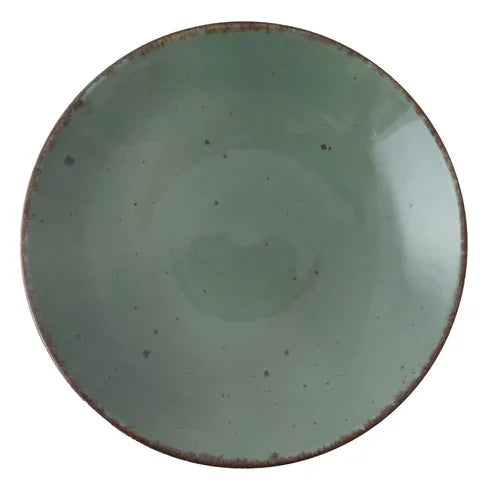 Rustics Dark Green Coupe Bowl, 24.1 cm/ 9.5"
