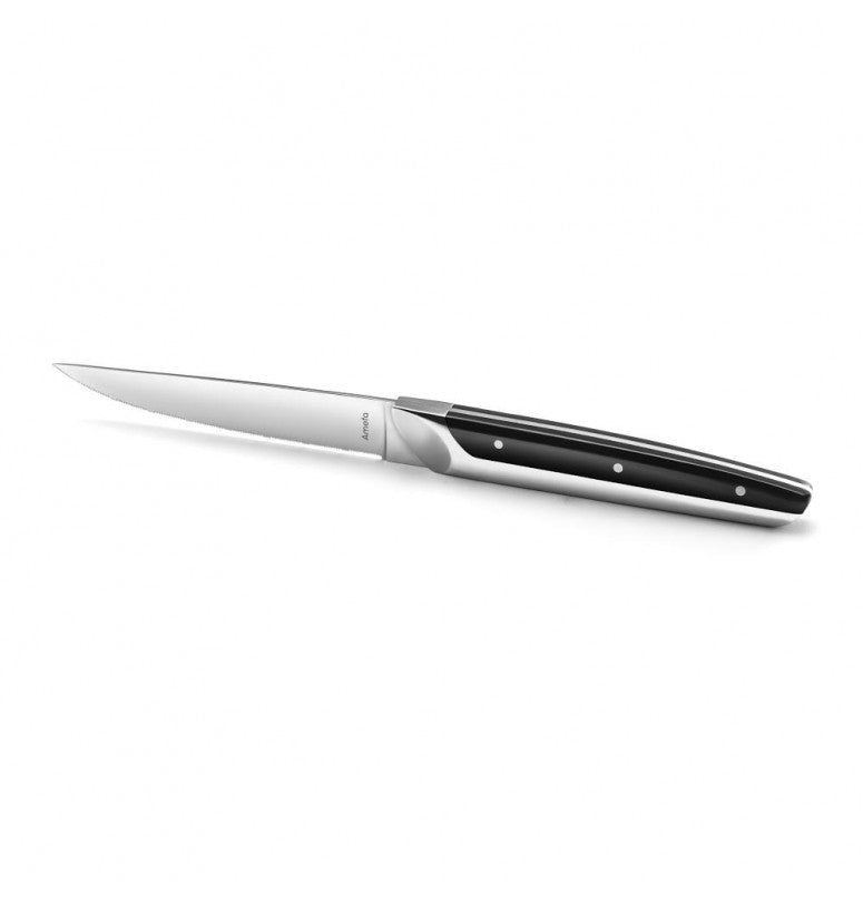 Emperor Black Handle Steak Knife, 23.2 cm/ 9.1"