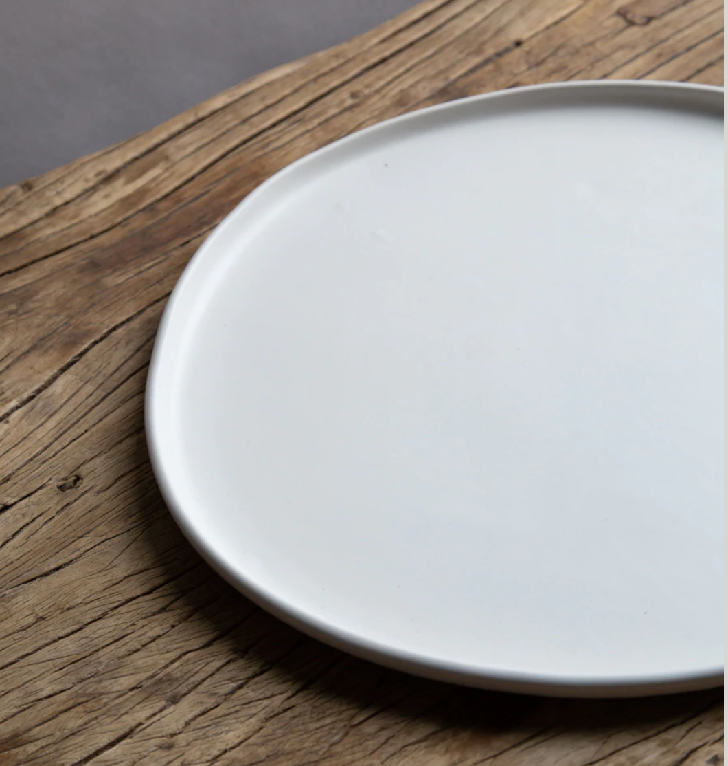 Urban Nature Flat Gourmet Plate, 14.1 x 10.8"